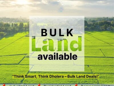 “Own a piece of the future today! Proper Spot Developers offers prime bulk land in Dholera Smart City. 🏡 Residential plots 🏢 Commercial spaces 🏭 Industrial zones 🚨 Limited availability. Contact us now to :- 9782090570